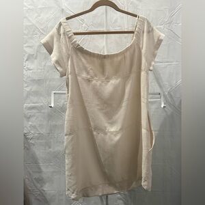 Astr Cream Midi Dress